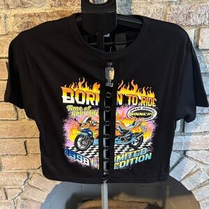 Rue21 Black 'Born to Ride' Graphic Tee